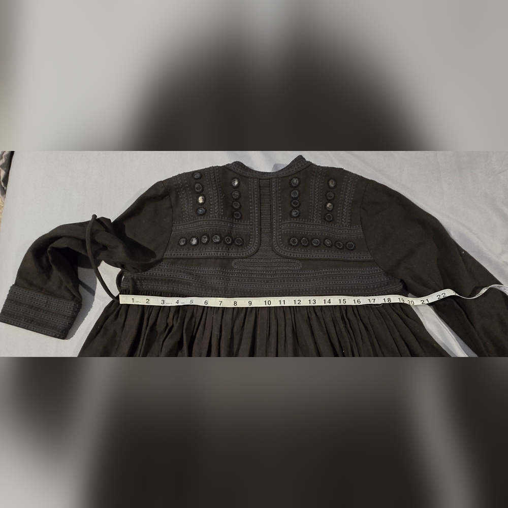Ulla Johnson Indian Inspired Sunita Jacket with Pleats and Embroidery. Size  med - Picture 7 of 12